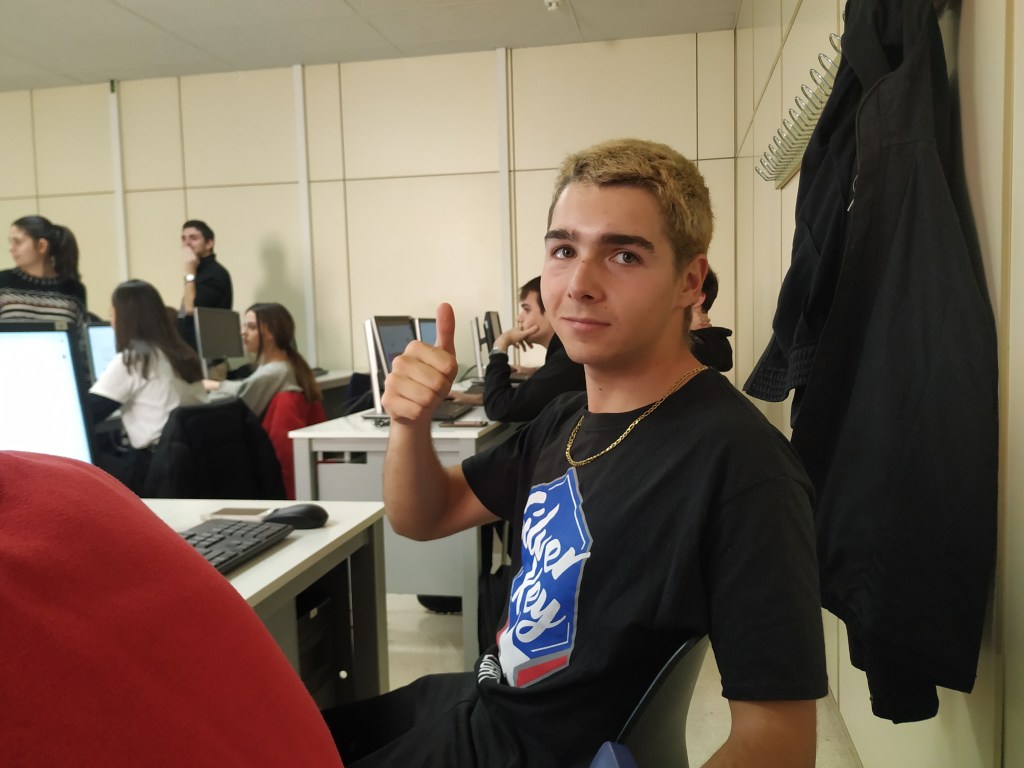 Alberto Ortega Manzanares, estudiante de la URJC